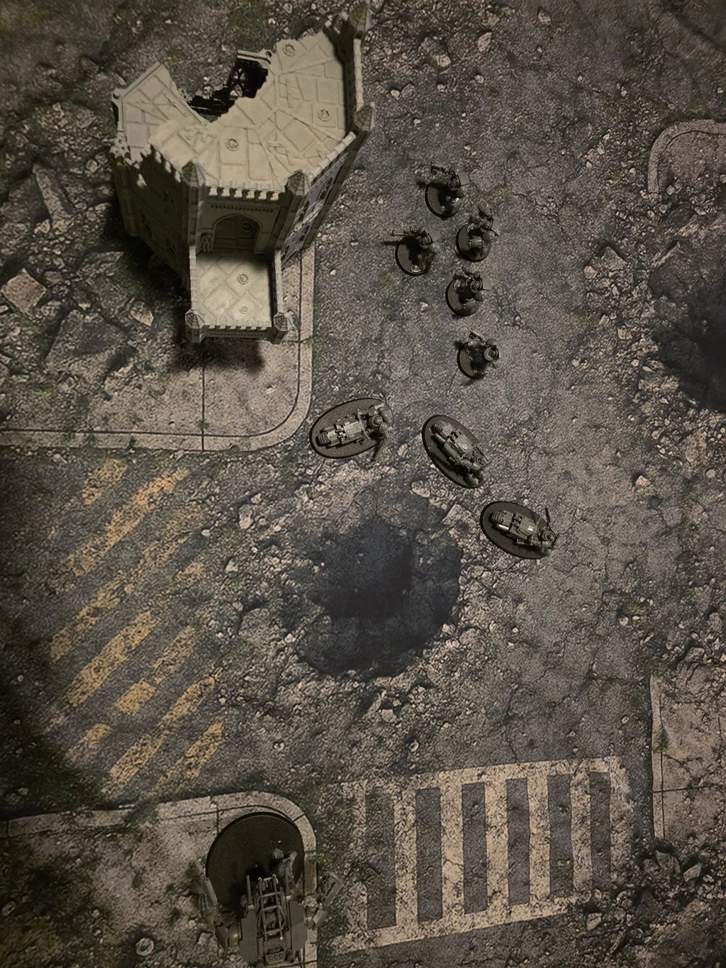 Example City Ruin mat Ultra Cheap Hobbies

