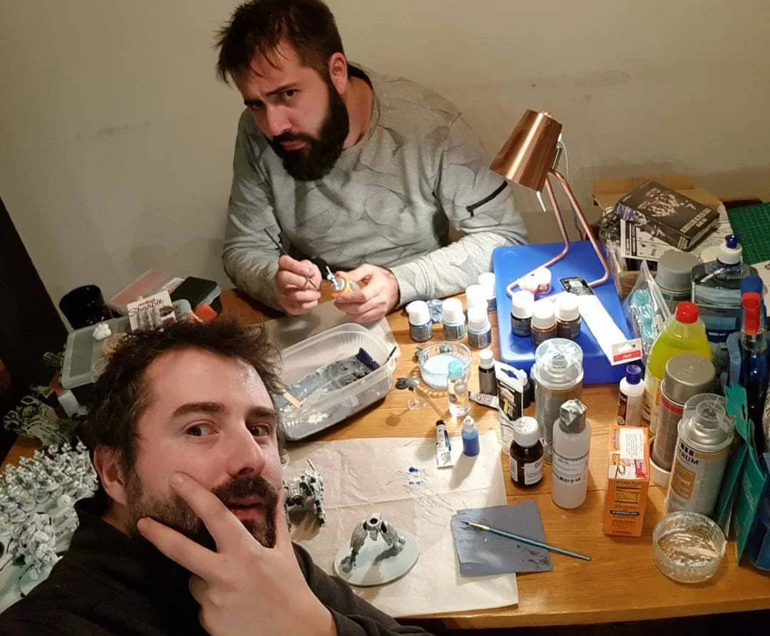 Ivan and Rachid at Ultra Cheap Hobbies