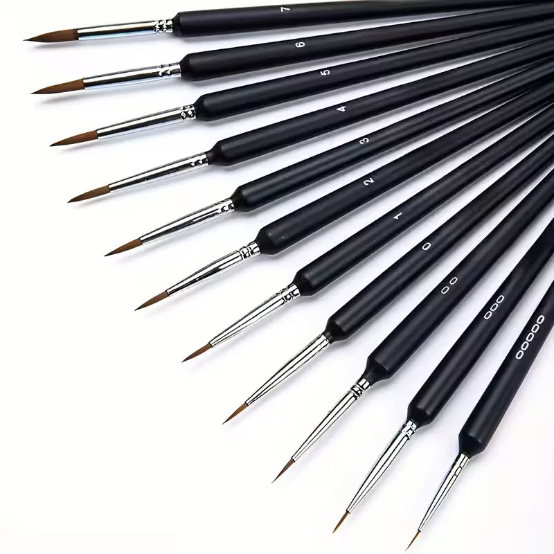 11 Ultra Cheap Detail Brushes for Miniatures