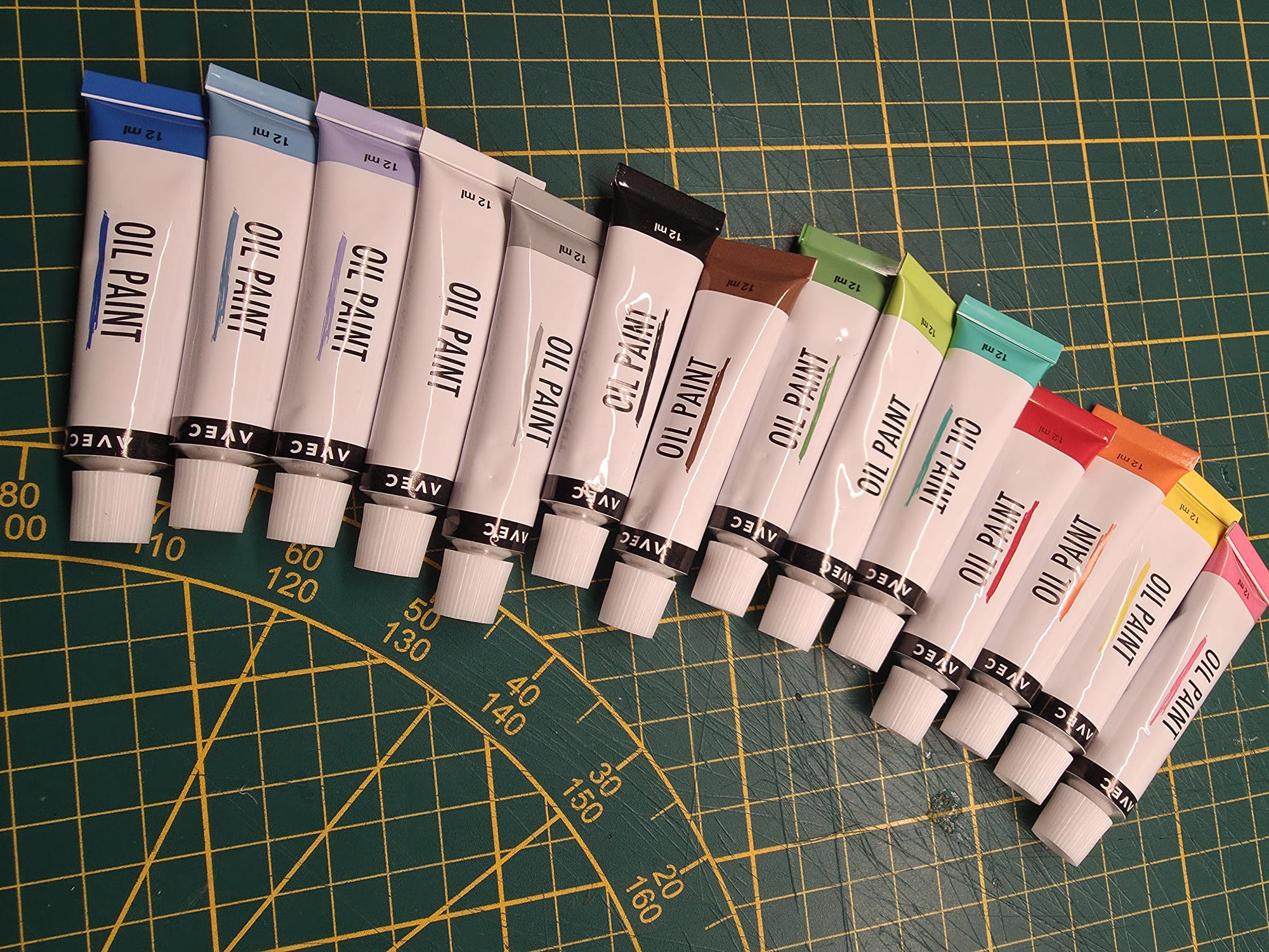 14 Oil Paints for Oil Washes
