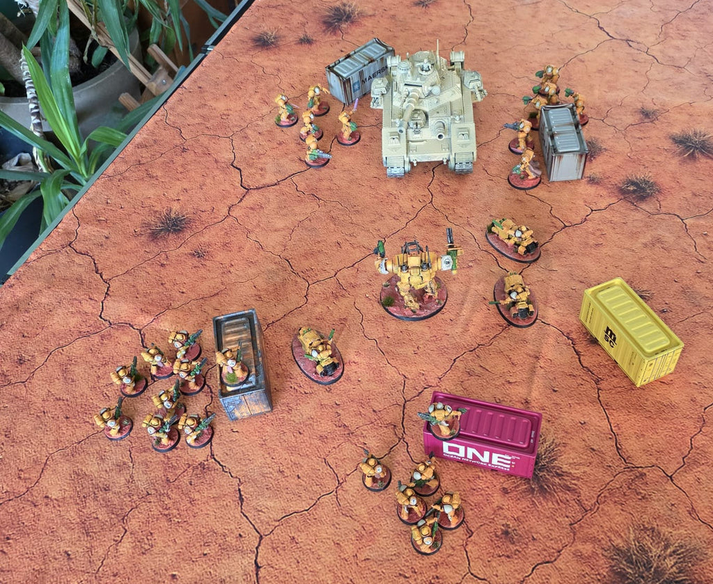 Ultra Cheap Battlemat - Aerid Desert 90x140CM 35.5x55 Inch Playmat for tabletop wargames