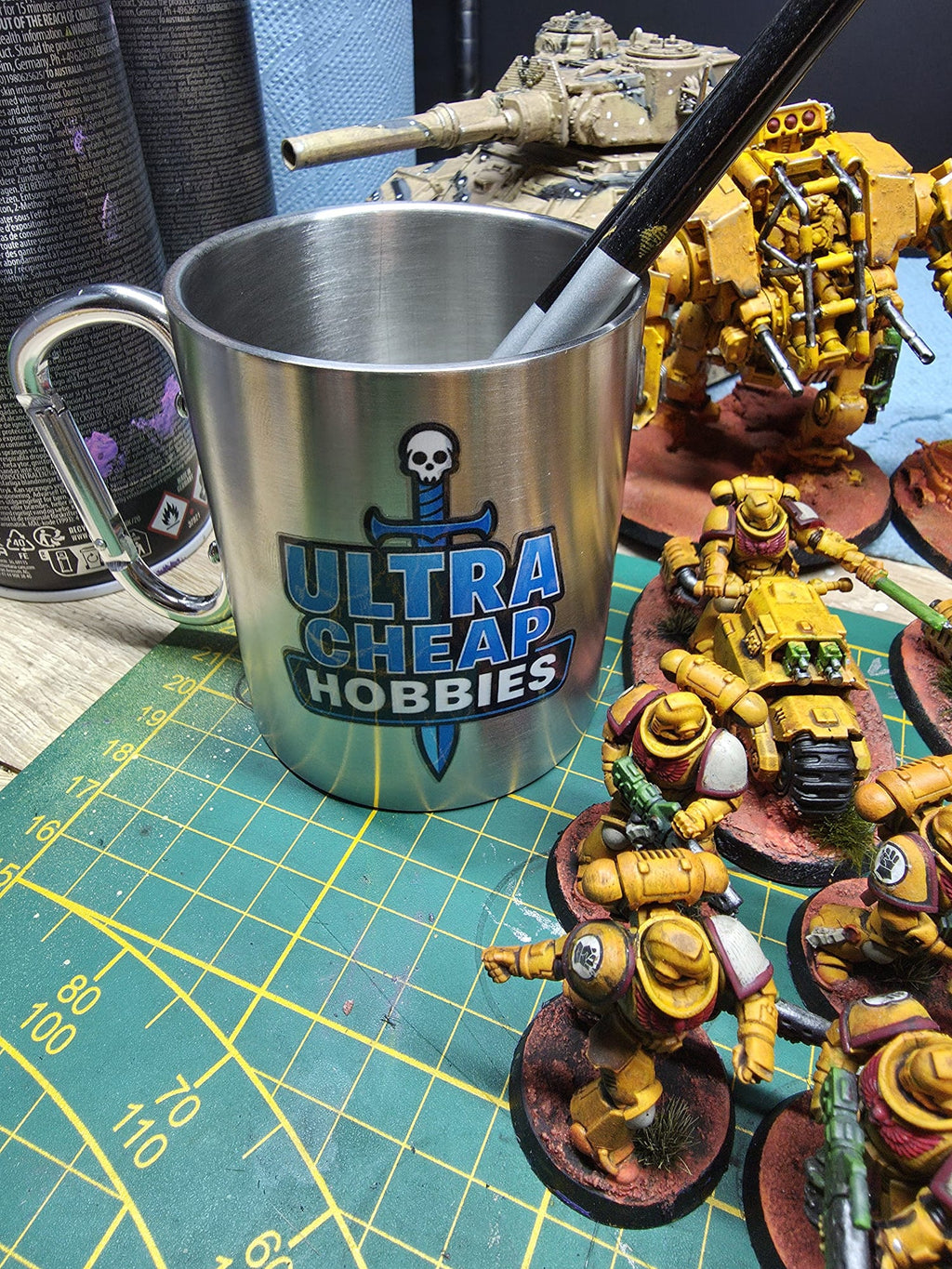 Aluminium Paint Water Mug