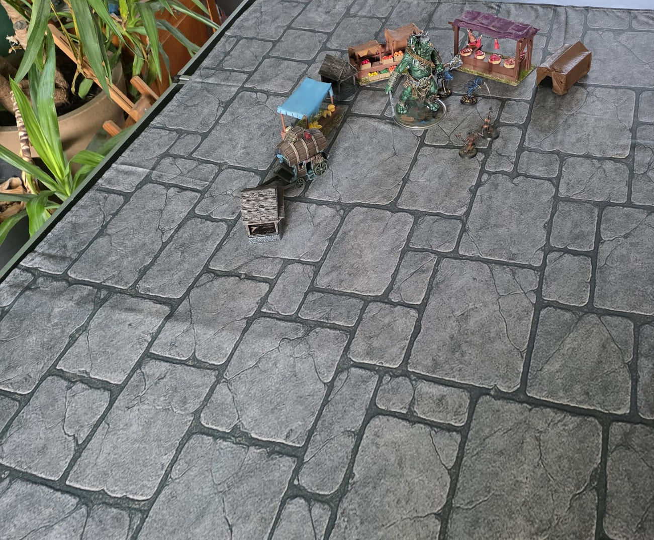 Ultra Cheap Battlemat - Dingey Dungeon 90x140CM 35.5x55 Inch Playmat for wargames