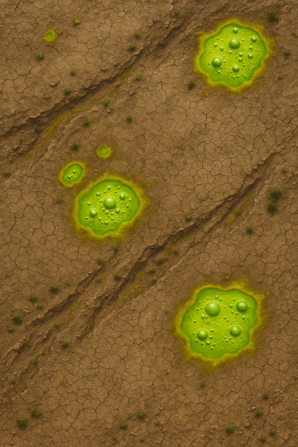 Toxic Desert - Ultra Cheap Battlemat